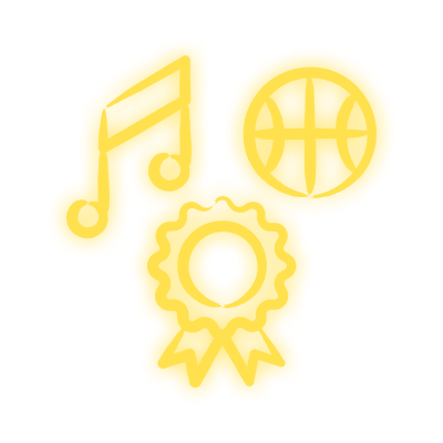 Outstanding arts and athletic programs